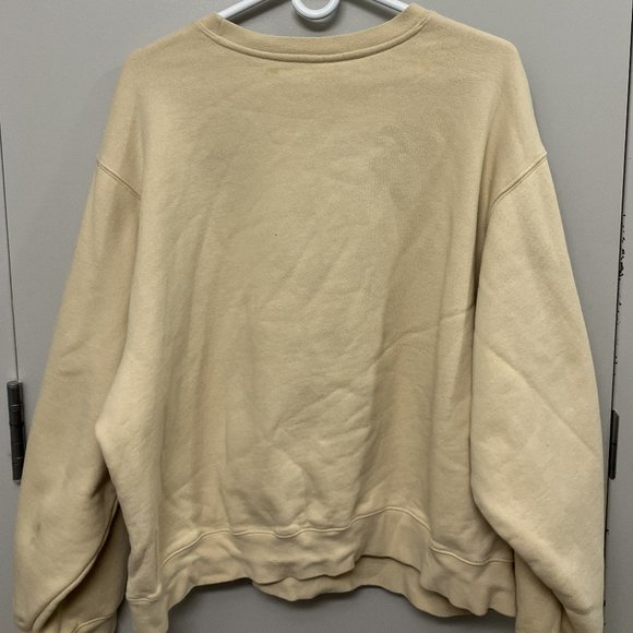 CHANCECHANCE Original Korean Cotton Beige Sweater - Picture 2 of 4
